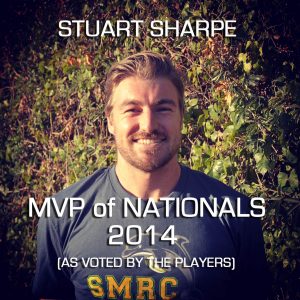 Stuart Sharpe MVP NATIONALS