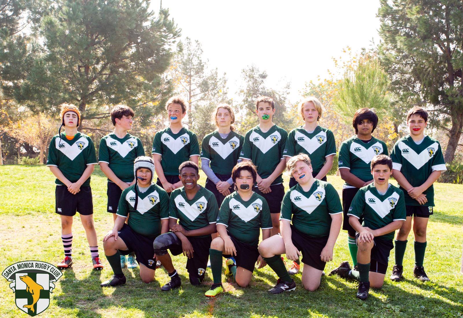 Santa Monica youth rugby team